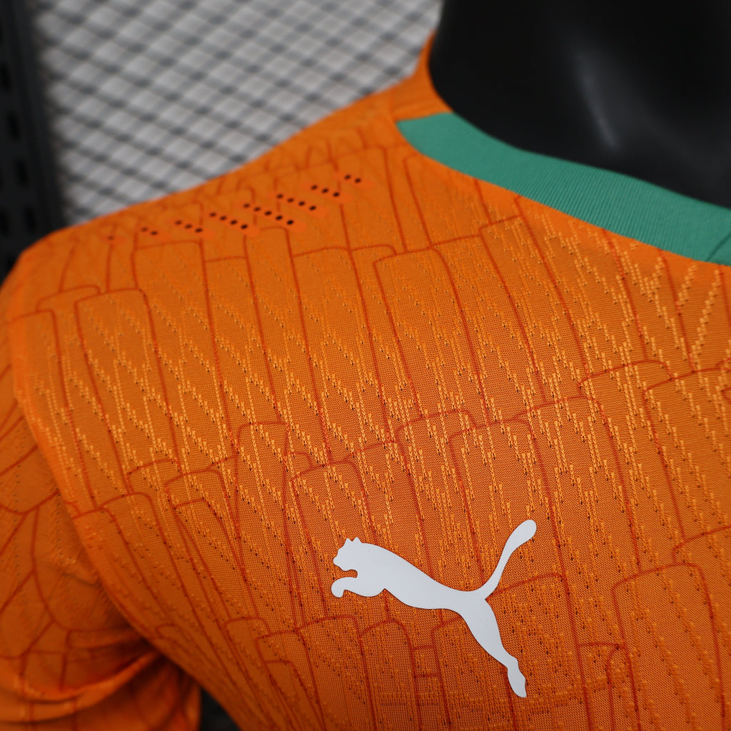 2026 Perforated Ivory Coast Home Player Version Jersey
