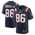 Lynn Bowden Jr. New England Patriots  Home Game   Jersey - Navy