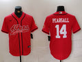 Men's San Francisco 49ers Ricky Pearsall Red Game Player Jersey