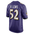 B.Ravens #52 Ray Lewis Black Retired Player Alternate Game Jersey