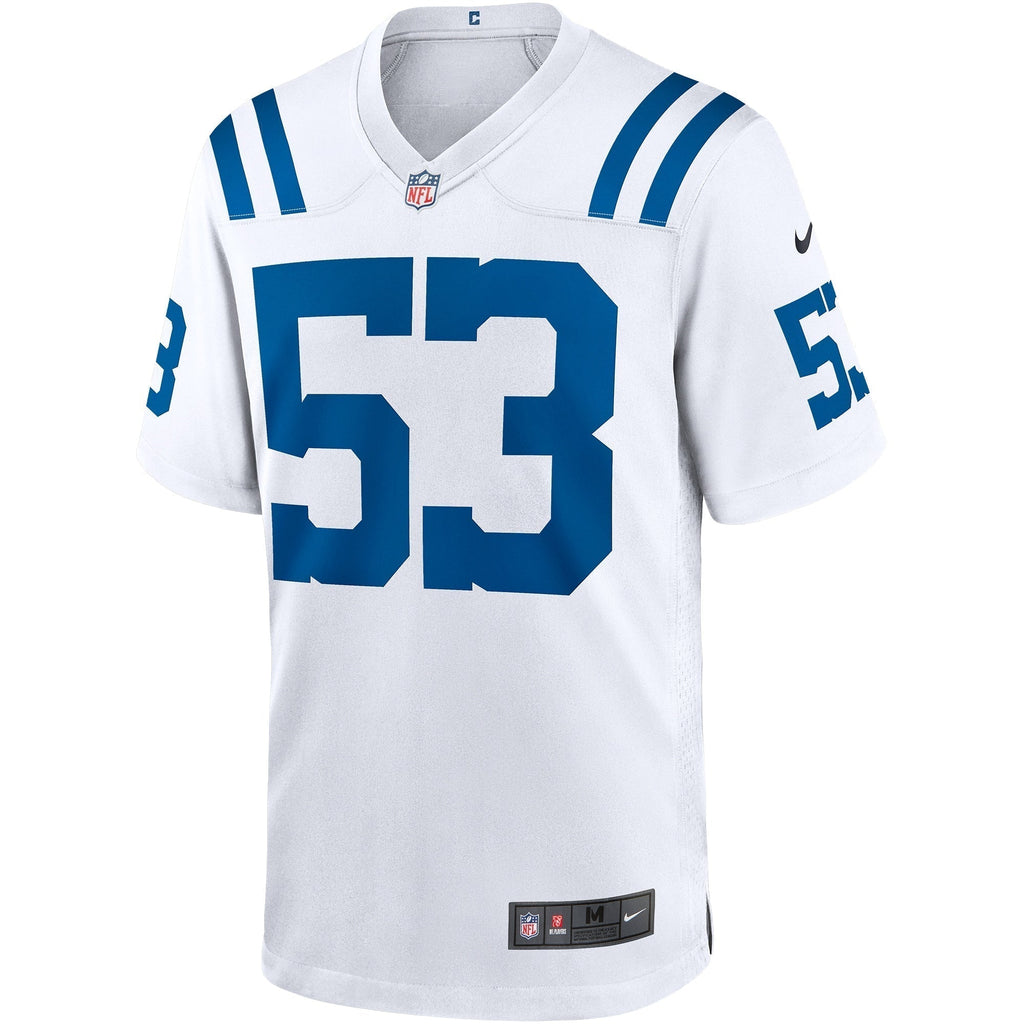Shaquille Leonard Indianapolis Colts  Game   Jersey - White