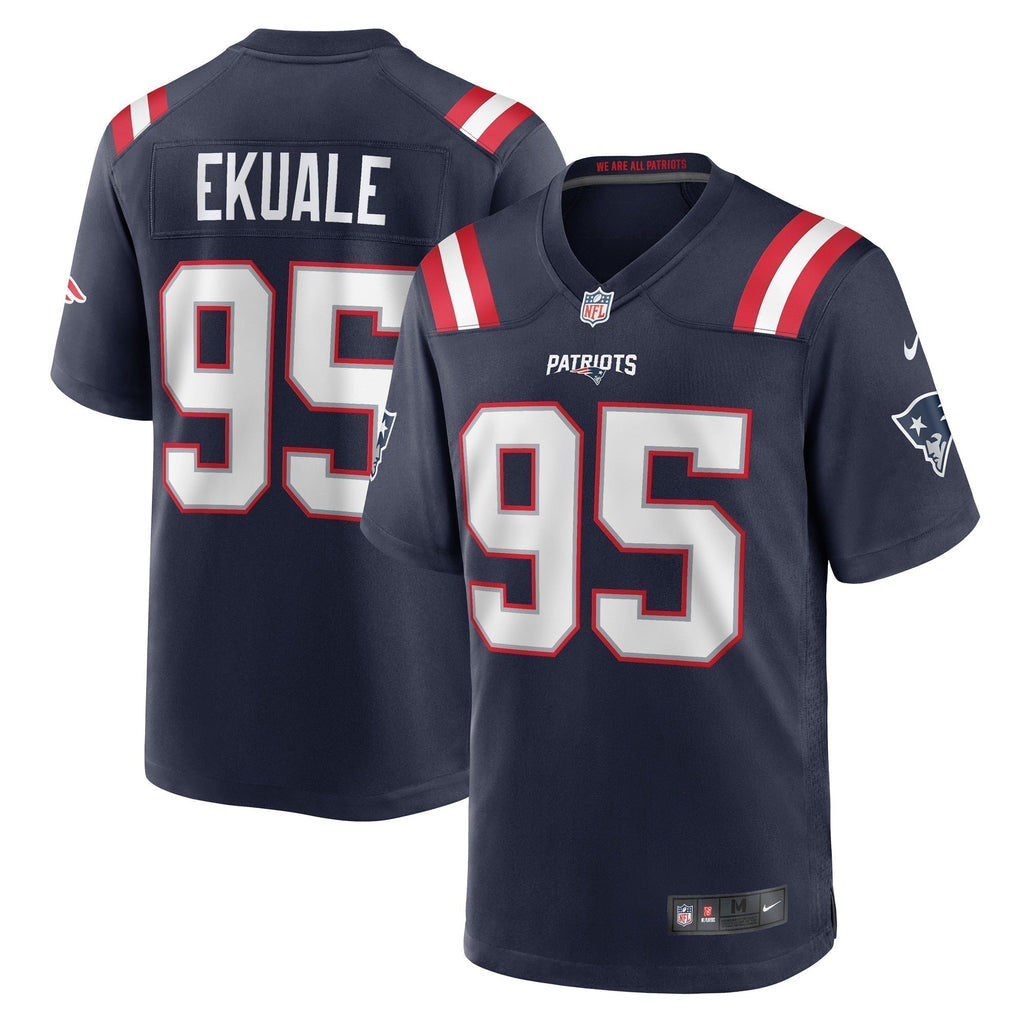 Daniel Ekuale New England Patriots  Game   Jersey - Navy