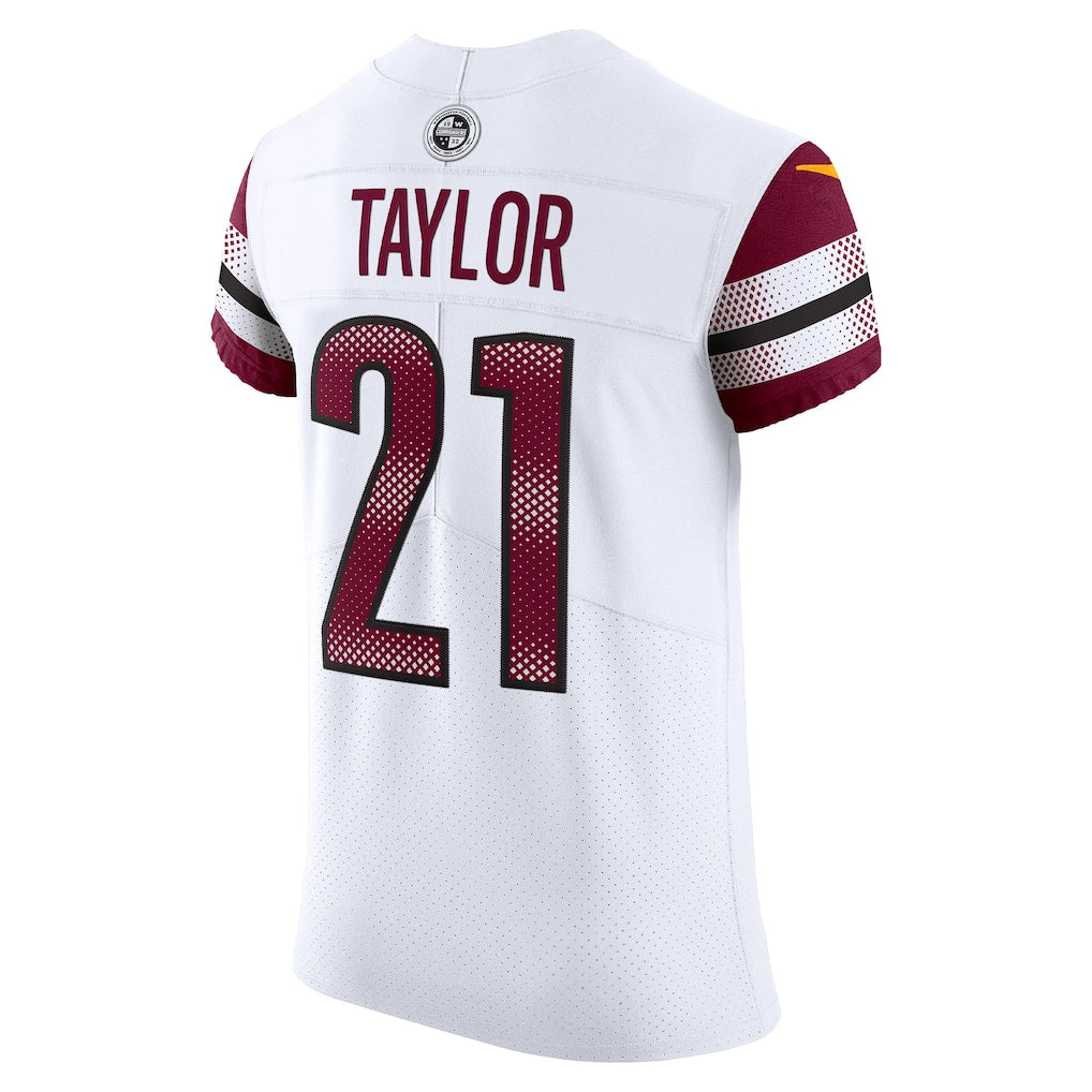 W.Commanders#21 Sean TaylorWhite Vapor Elite Retired Player Jersey