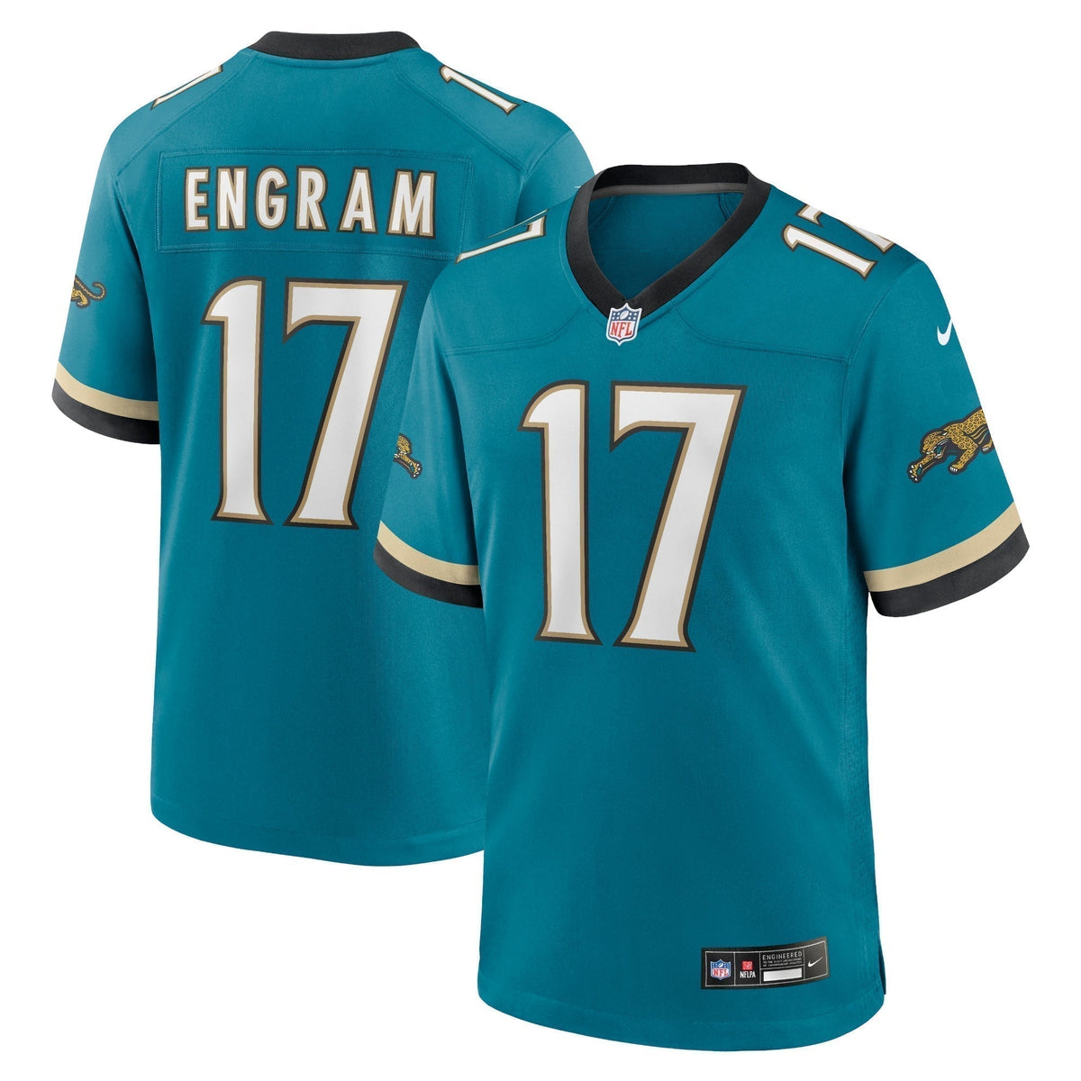 Evan Engram Jacksonville Jaguars  Prowler Throwback   Game Jersey - Teal