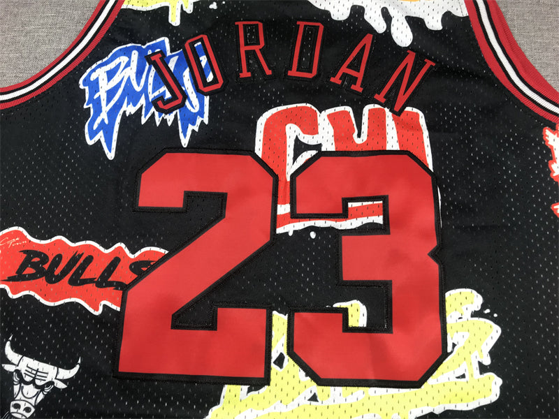 Bulls #23 Graffiti Jersey