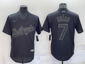 Men's Los Angeles Dodgers Julio Urias Black Authentic Game Jersey