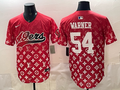 Men's San Francisco 49ers Fred Warner #54 Red Alternate Game Jersey