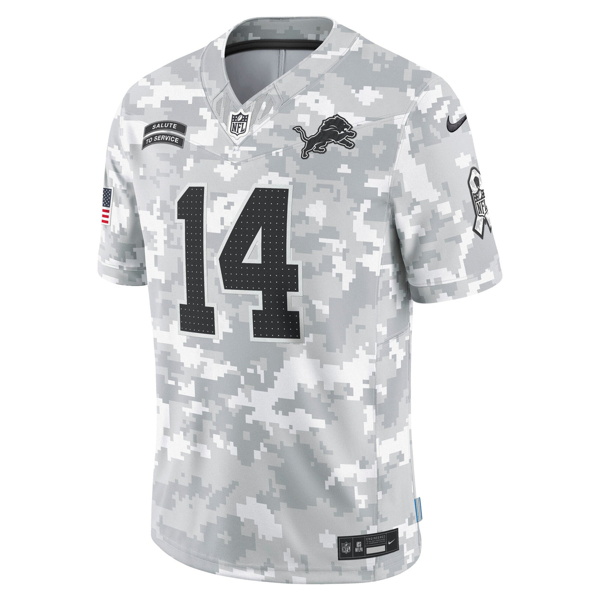 Amon-Ra St. Brown Detroit Lions  2024 Salute to Service Limited Jersey - Arctic Camo