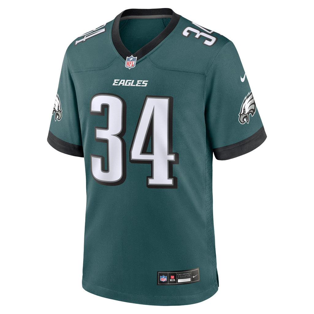 Isaiah Rodgers Philadelphia Eagles  Team Game Jersey - Midnight Green