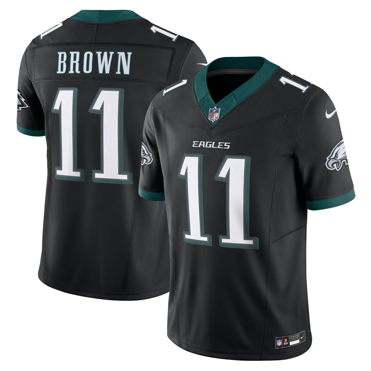 Philadelphia Eagles 11# A.J. Brown  Vapor F.U.S.E. Limited Jersey