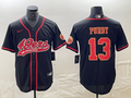 Men's San Francisco 49ers Brock Purdy Black Fashion Jersey Joint Edition