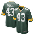 Kiondre Thomas Green Bay Packers  Game   Jersey - Green
