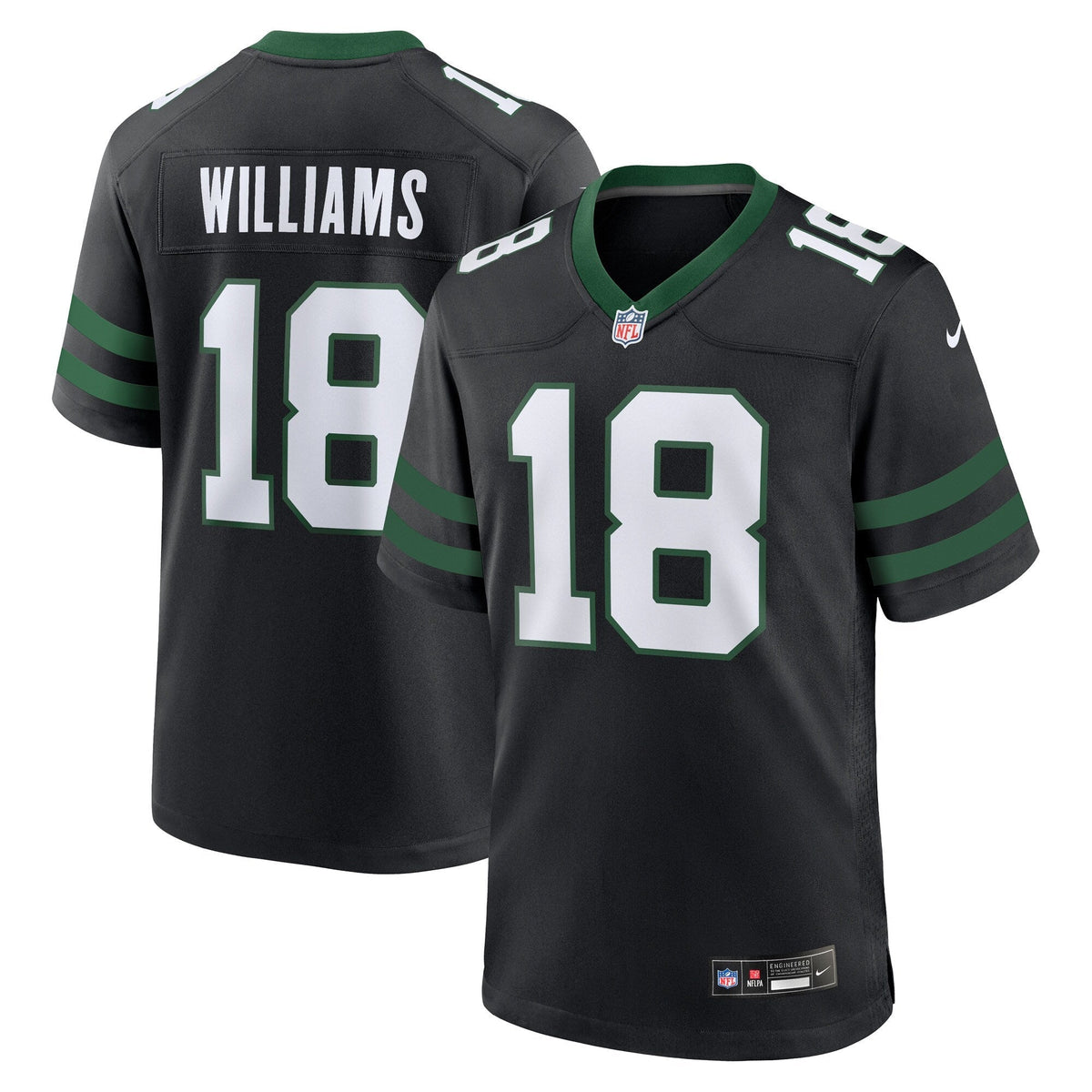 Mike Williams New York Jets   Alternate Game   Jersey  Legacy Black