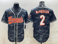 Men's Cincinnati Bengals Evan McPherson #2 Grey Camouflage Fashion Game Jersey2