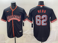 Men's San Francisco Giants Logan Webb #62 Black Alternate Stadium Jersey