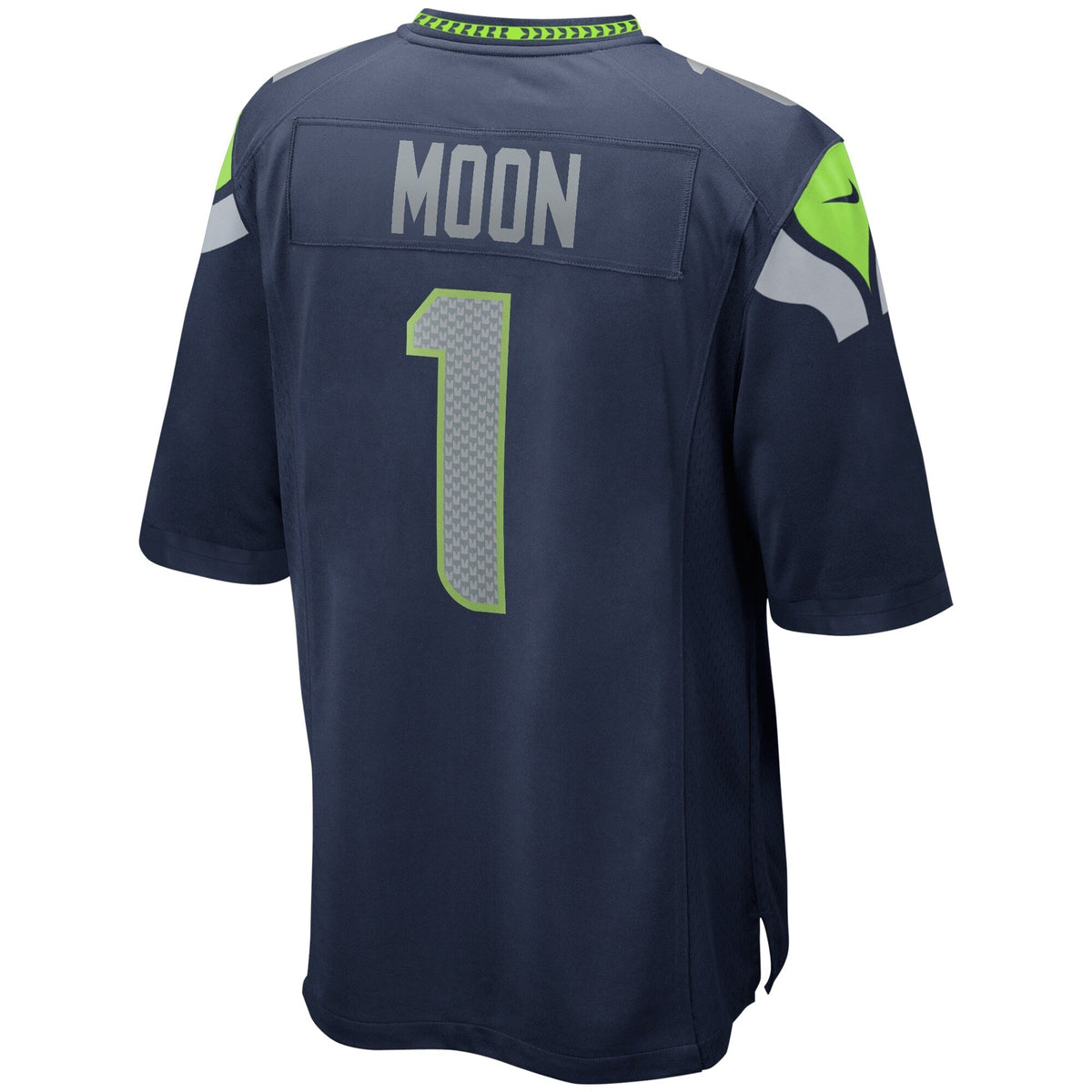 Warren Moon Seattle Seahawks  Game Retired   Jersey - College Navy
