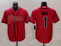 Men's Houston Texans Stefon Diggs Red Game Jersey