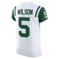 NY.Jets #5 Garrett Wilson White Classic Alternate Vapor F.U.S.E. Elite Jersey