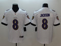 Men's Baltimore Ravens Lamar Jackson White Vapor Limited Jersey