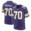 Jim Marshall Minnesota Vikings  Classic Retired   Jersey - Purple