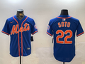 Men's New York Mets Juan Soto #22 Royal Alternate Replica Player Jersey1
