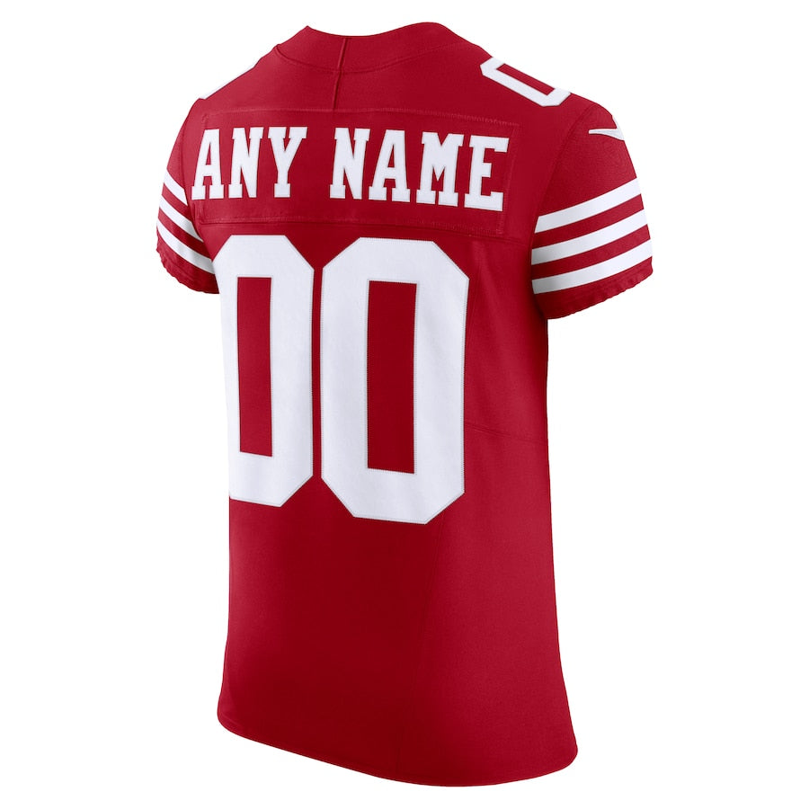 Men's  Scarlet San Francisco 49ers Vapor F.U.S.E. Elite Custom Jersey