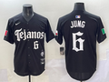 Men's Texas Rangers Josh Jung Black Player Jersey