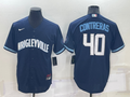 Men's Chicago Cubs Willson Contreras Navy Replica Baseball Jersey