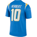 LA.Chargers #10 Justin Herbert Powder Blue Legend Player Performance Top Jersey
