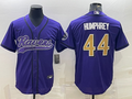 Men's Baltimore Ravens Marlon Humphrey Purple Player Jersey Joint Edition