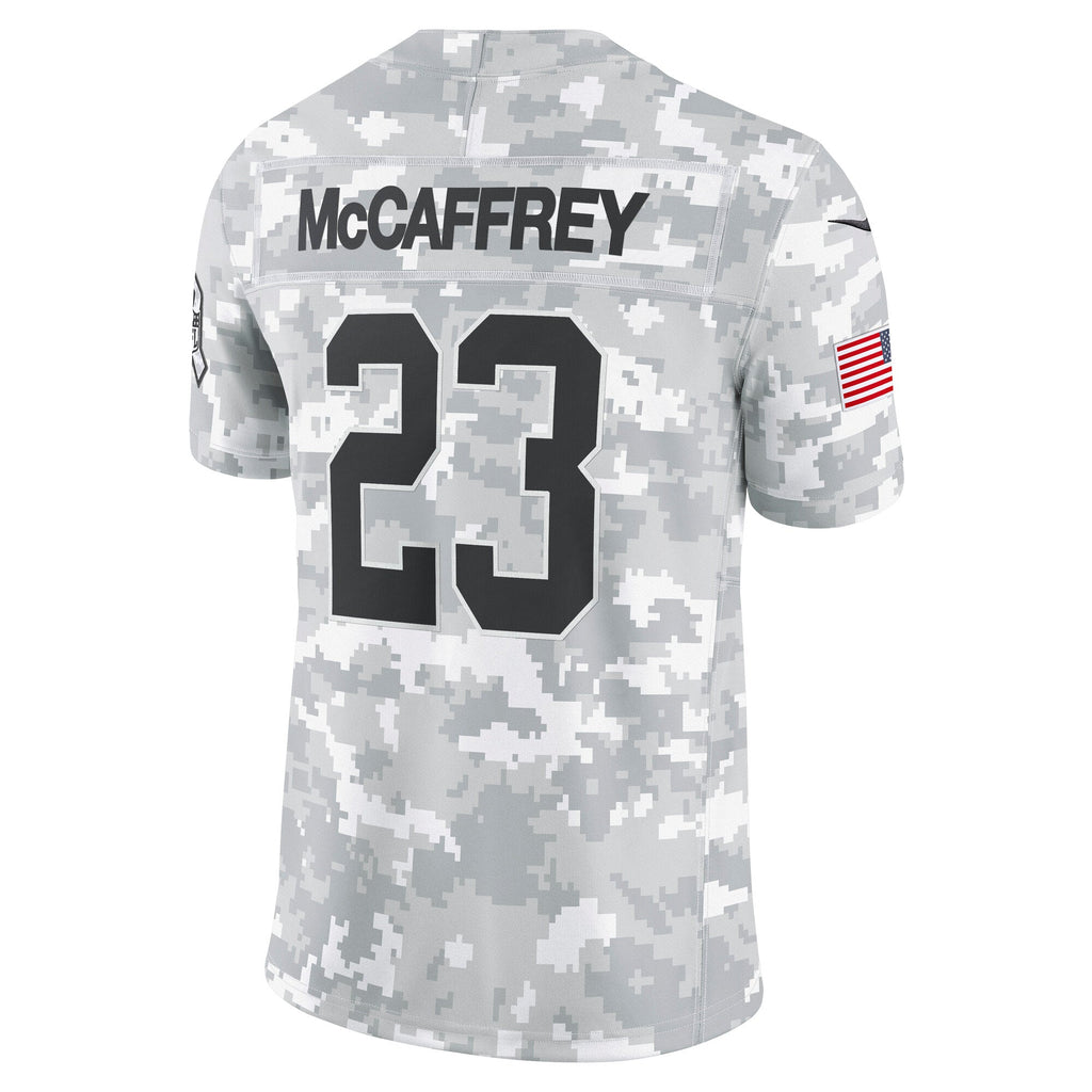 Christian McCaffrey San Francisco 49ers  2024 Salute to Service Limited Jersey - Arctic Camo