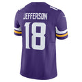 M.Vikings #18 Justin Jefferson Purple Vapor F.U.S.E. Limited Jersey