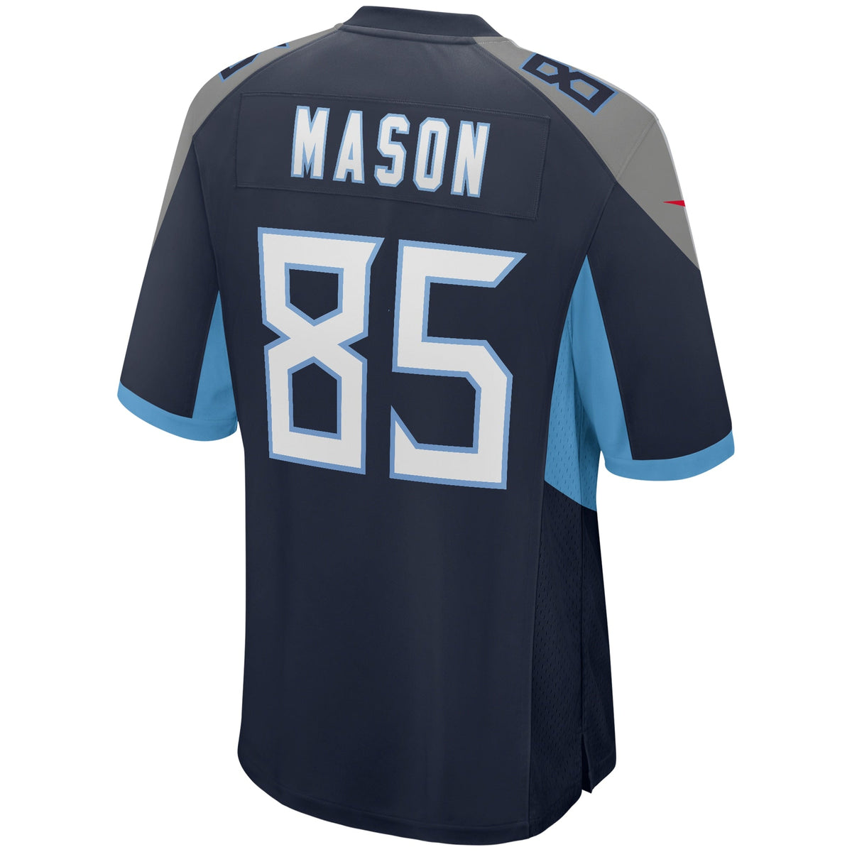 Derrick Mason Tennessee Titans  Game Retired   Jersey - Navy