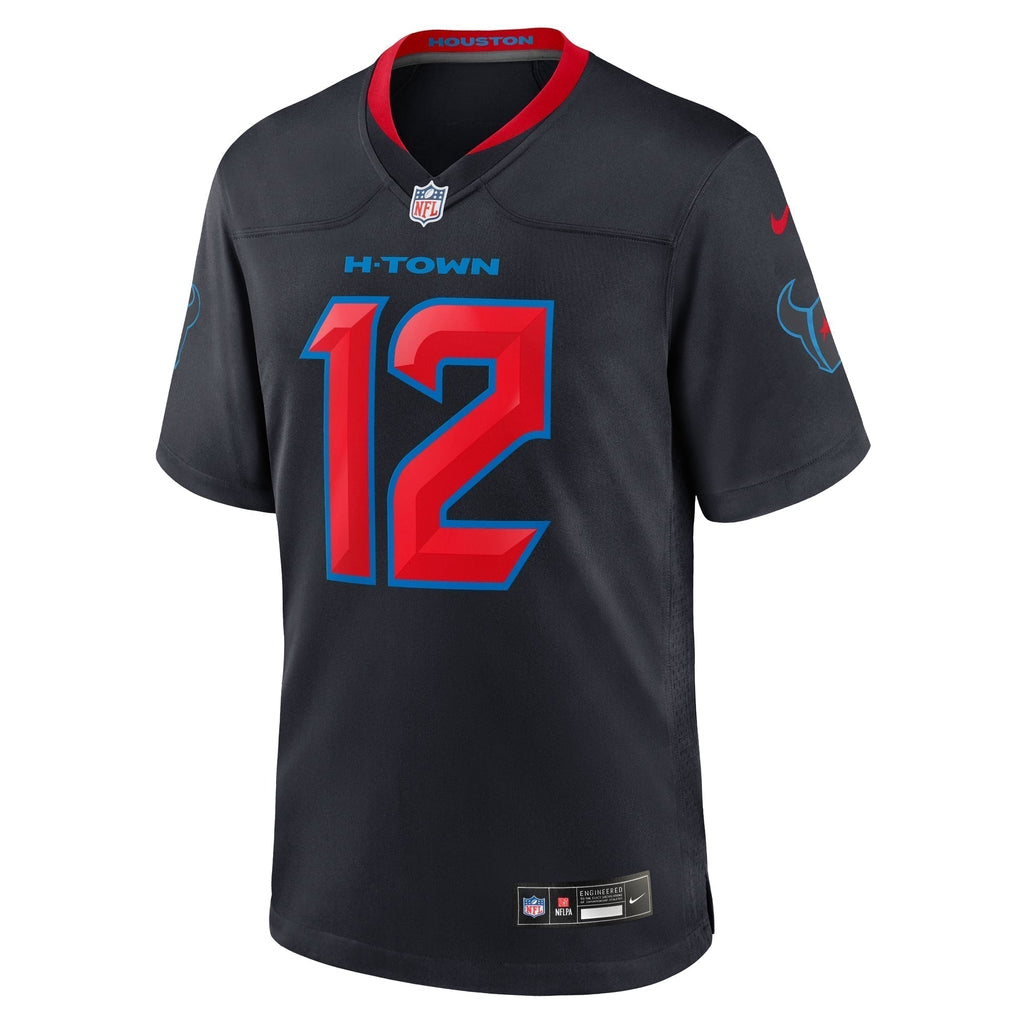 Nico Collins Houston Texans  2nd Alternate Game Jersey -  Navy