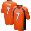 John Elway Denver Broncos  Game Retired   Jersey - Orange