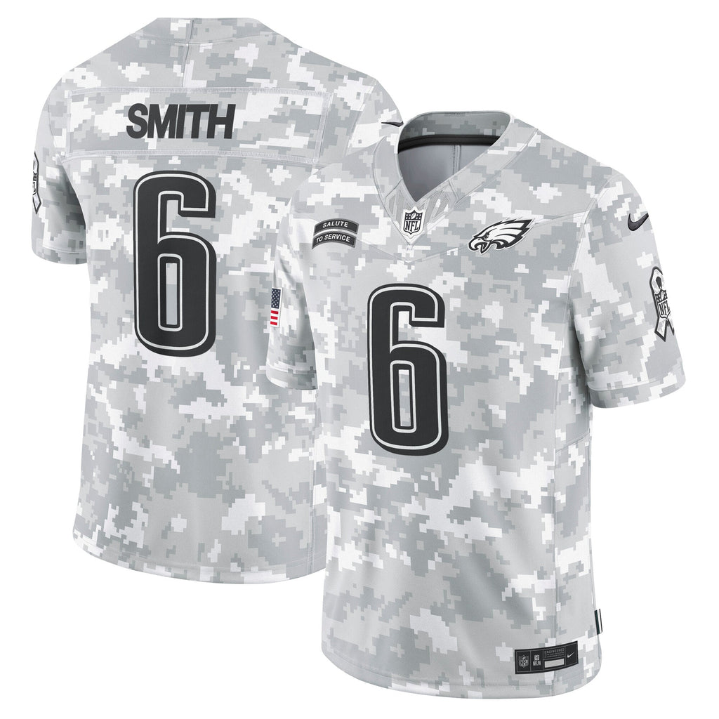 DeVonta Smith Philadelphia Eagles  2024 Salute to Service Limited Jersey - Arctic Camo
