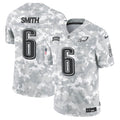 DeVonta Smith Philadelphia Eagles  2024 Salute to Service Limited Jersey - Arctic Camo