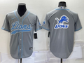 Men's Detroit Lions Gray Game Jersey
