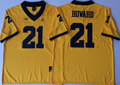 Men's Michigan Wolverines Desmond Howard Yellow Alumni Player Game Jersey