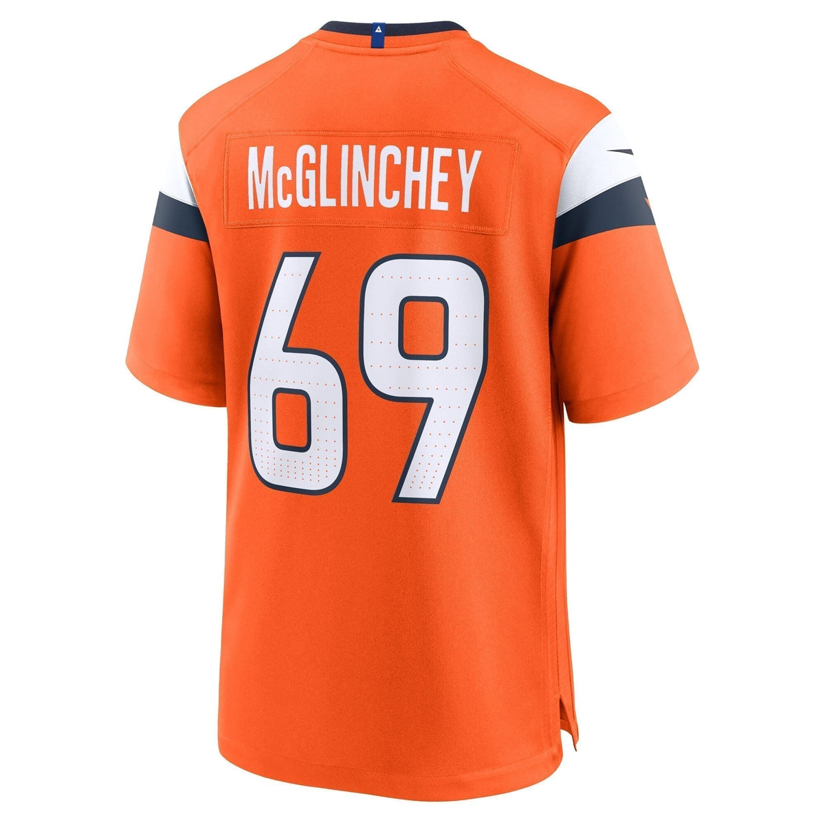 Mike McGlinchey Denver Broncos  Team Game Jersey -  Orange
