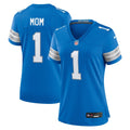 Number 1 Mom Detroit Lions  Game Jersey - Blue