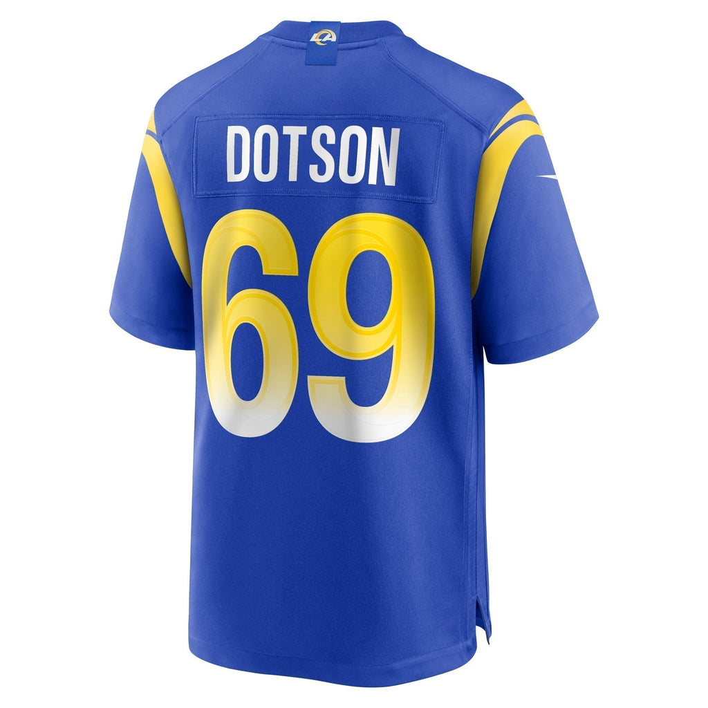Kevin Dotson Los Angeles Rams   Game Jersey -  Royal
