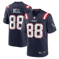 Jaheim Bell New England Patriots   Game Jersey -  Navy