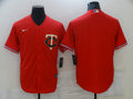 Men's Minnesota Twins Red Alternate Replica Team Blank Jersey1