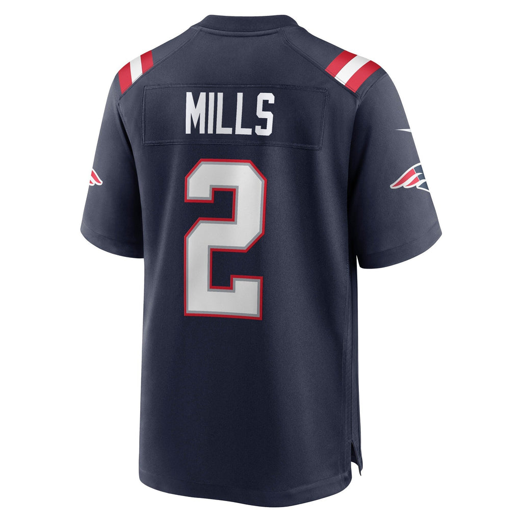 Jalen Mills New England Patriots  Game   Jersey - Navy