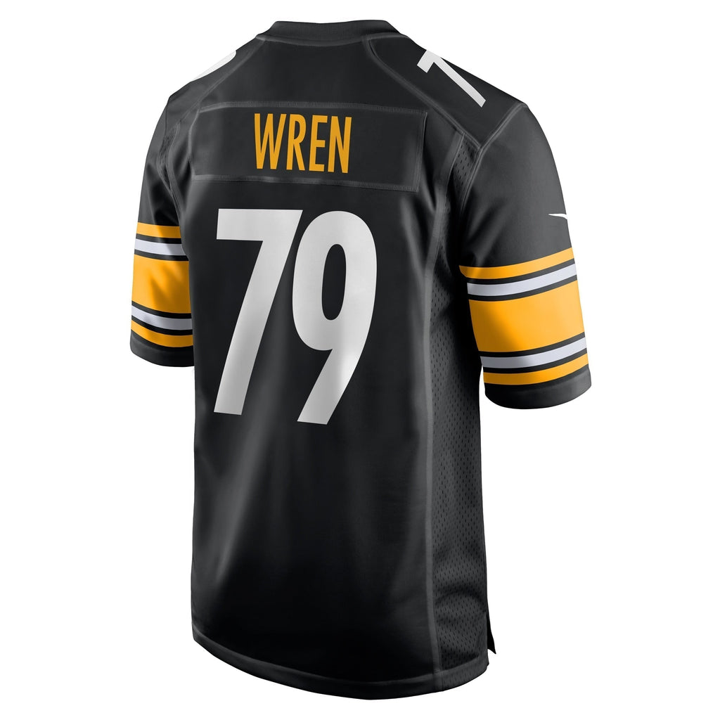 Renell Wren Pittsburgh Steelers   Game Jersey -  Black