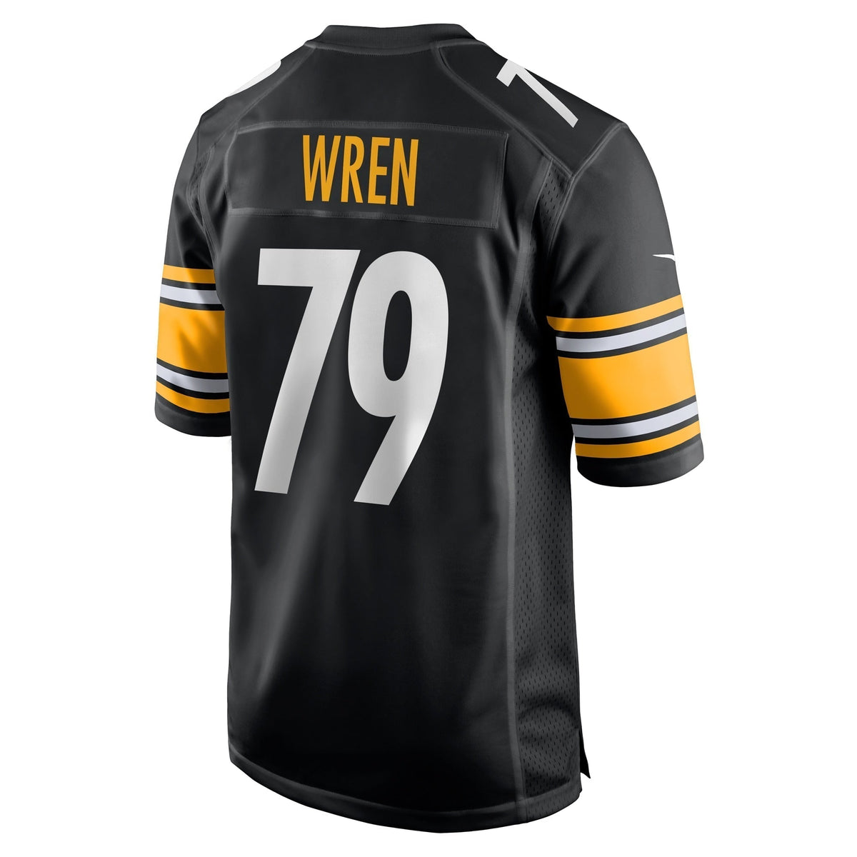 Renell Wren Pittsburgh Steelers   Game Jersey -  Black