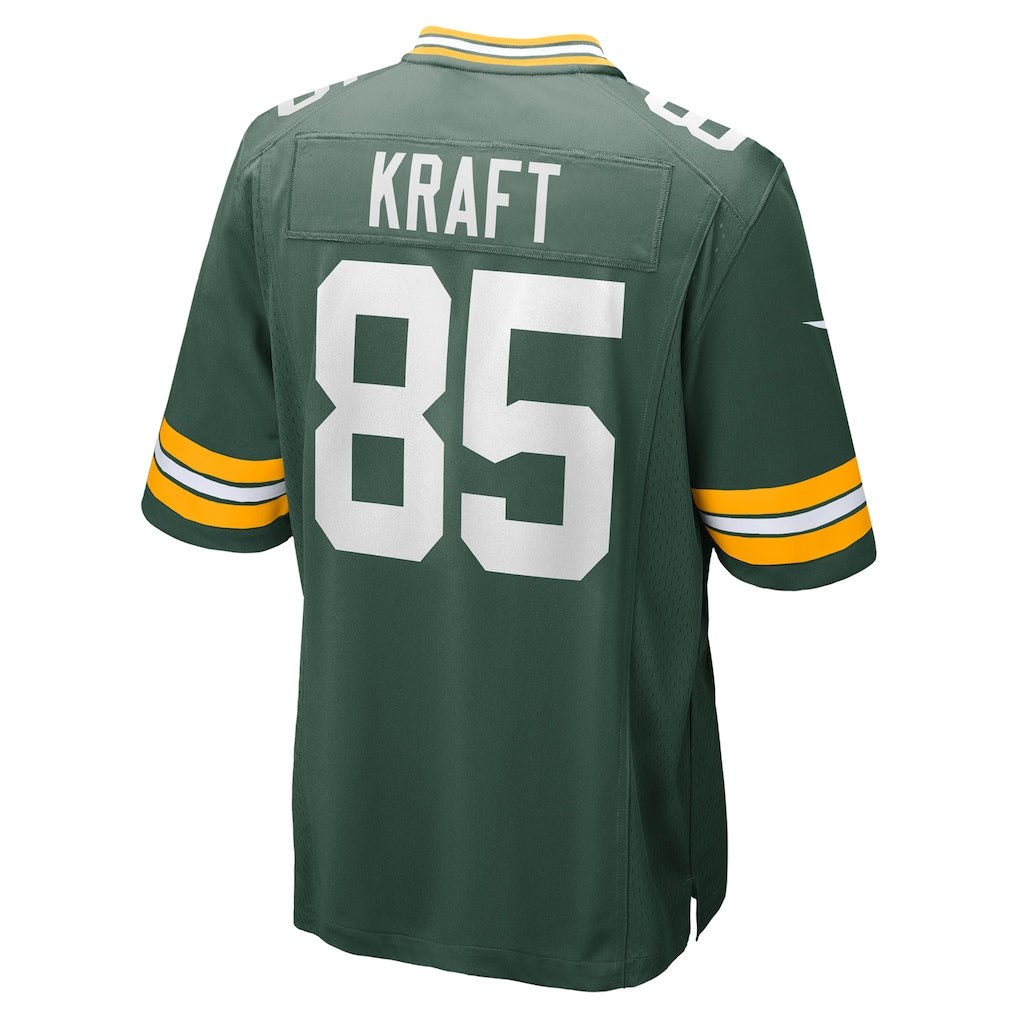 GB. Packers #85 Tucker Kraft Green Game Jersey