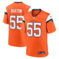 Cody Barton Denver Broncos  Game Jersey -  Orange