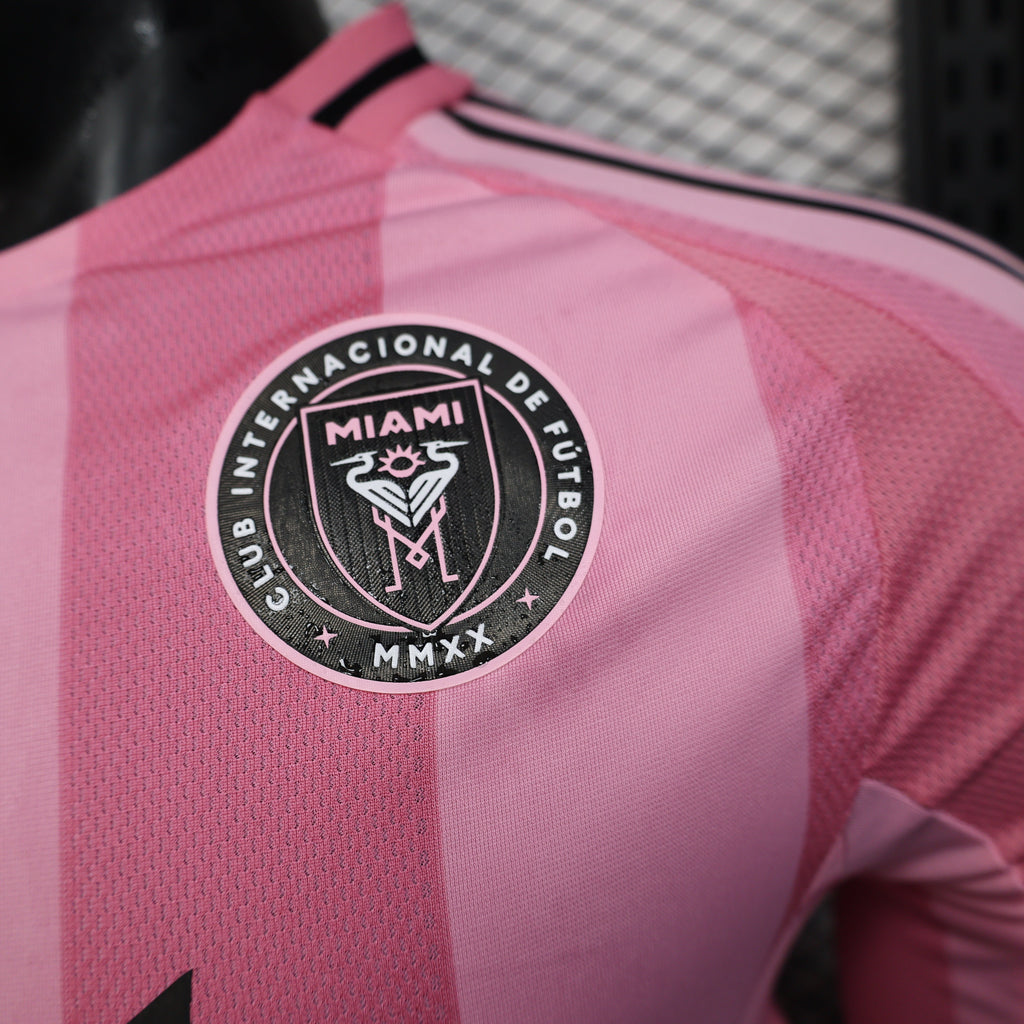 2026 Miami Pink Home Player Version JerseyLong Sleeve